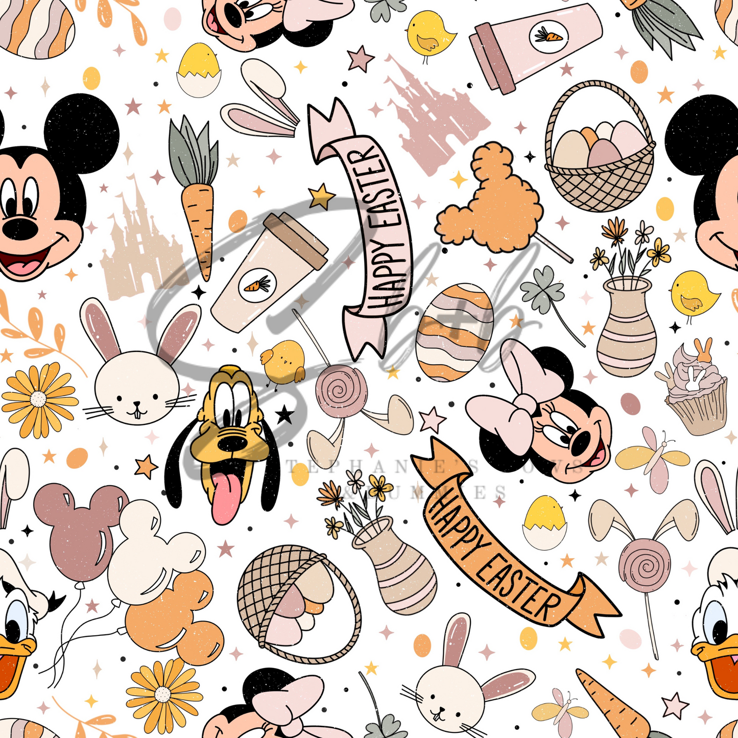 Mouse + Friends Easter Puffy Bows