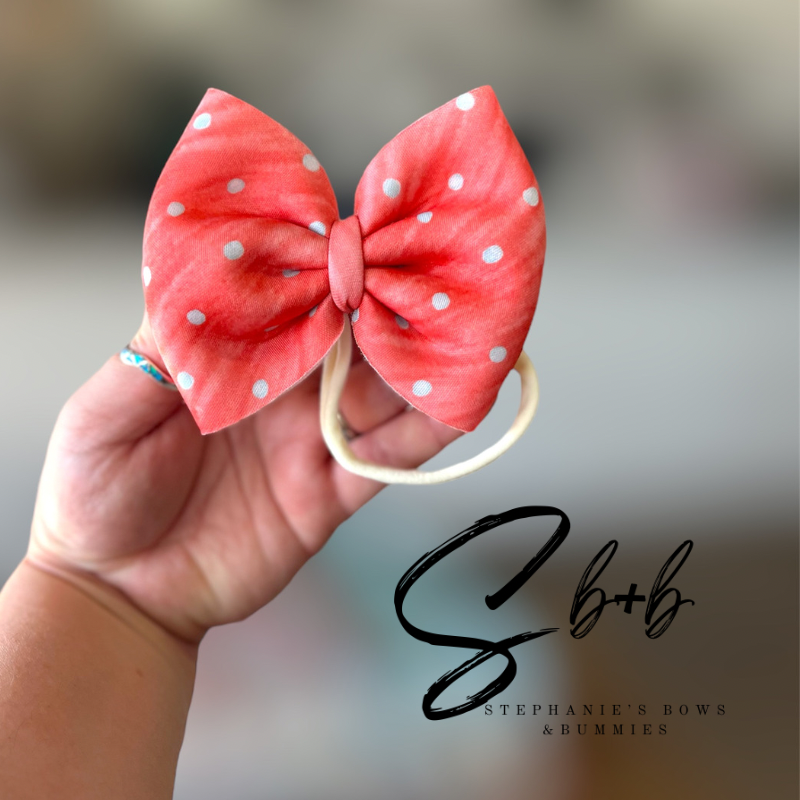 Christmas Polka Dot Watercolor
