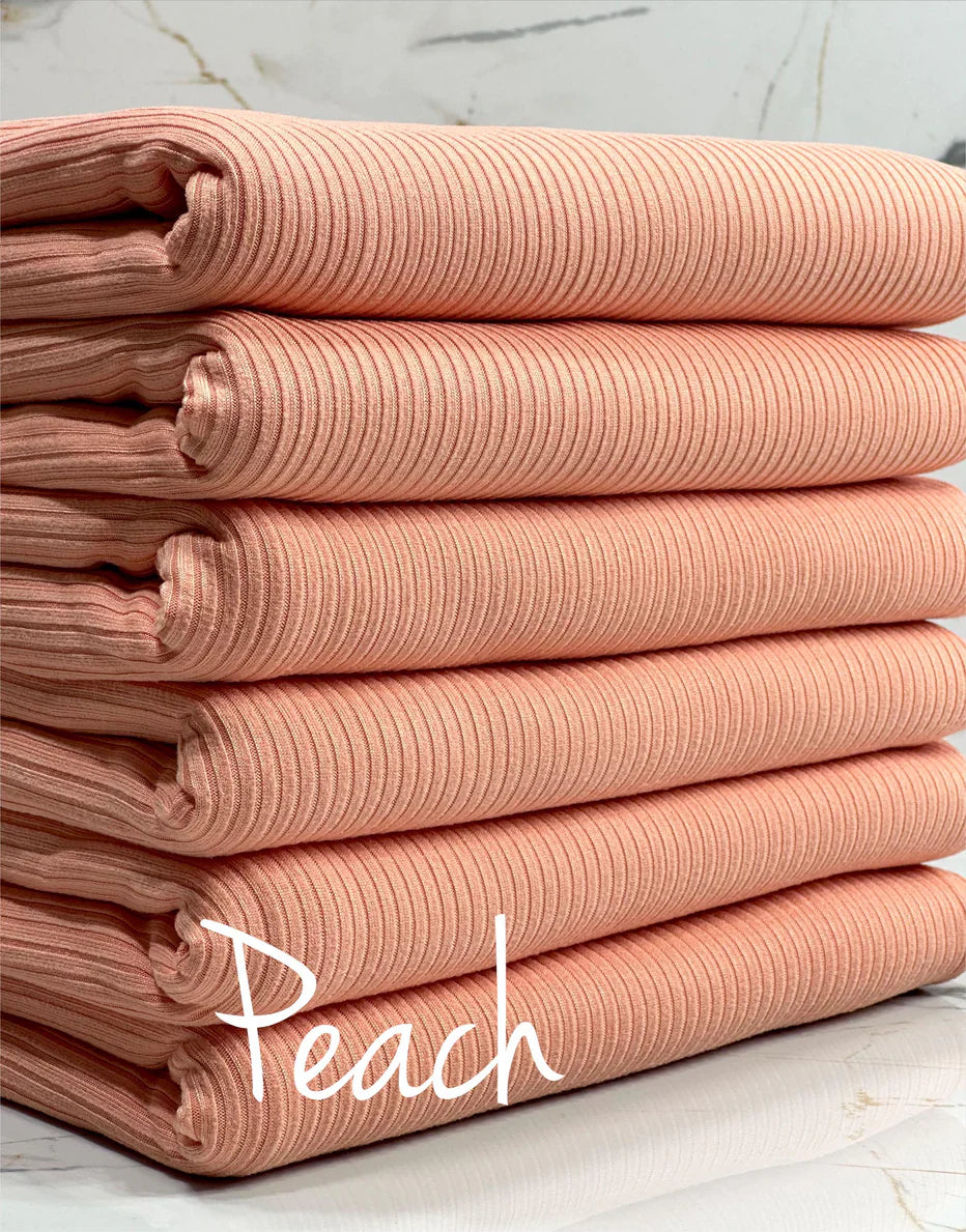 Peach Solid Fabric
