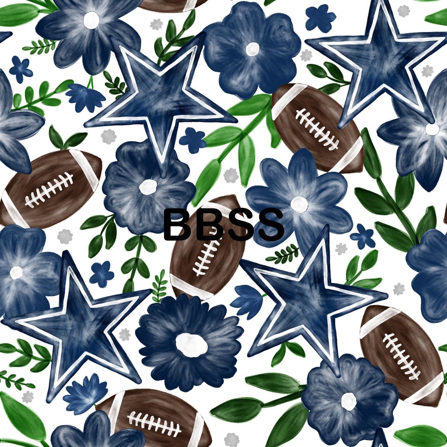 Star Boys Football Puffy Bow