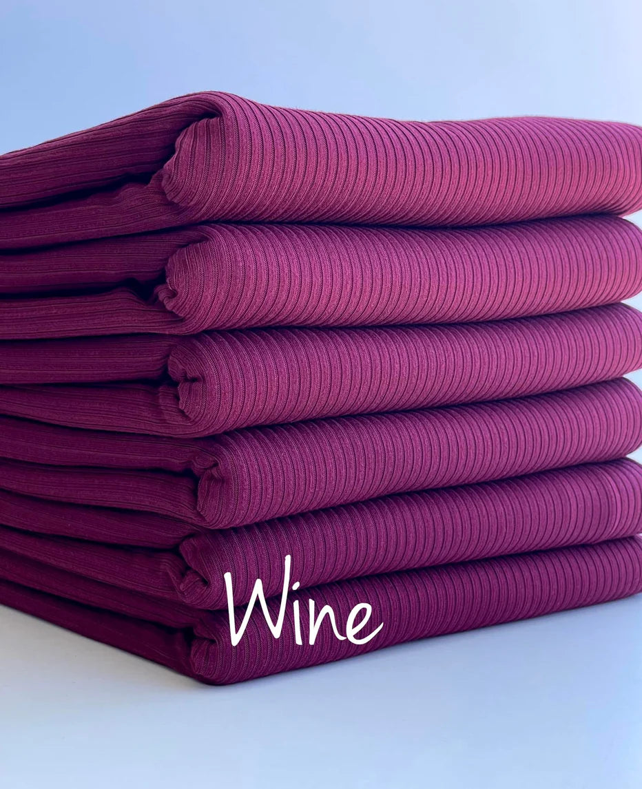 Wine Solid Fabric