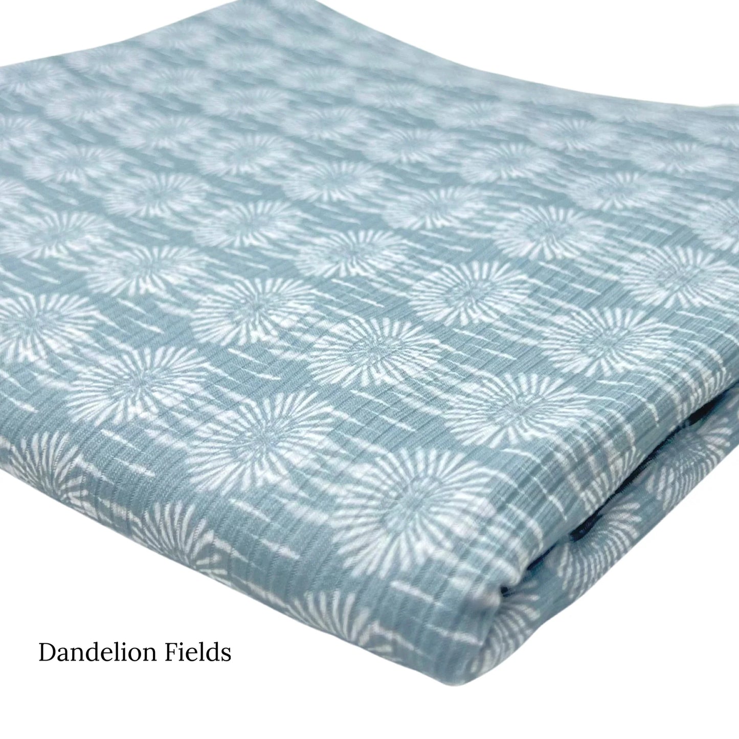 Dandelion Baby Blue Fabric
