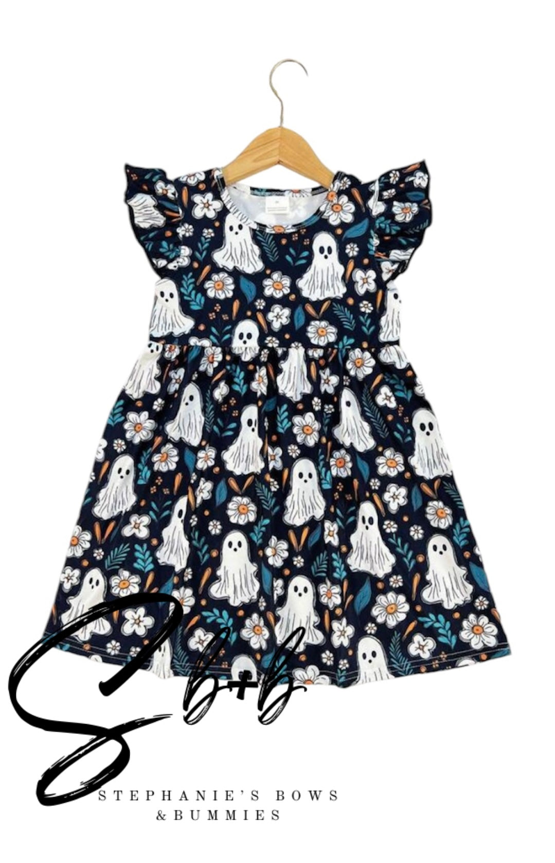 Teal/Black Ghost Dress