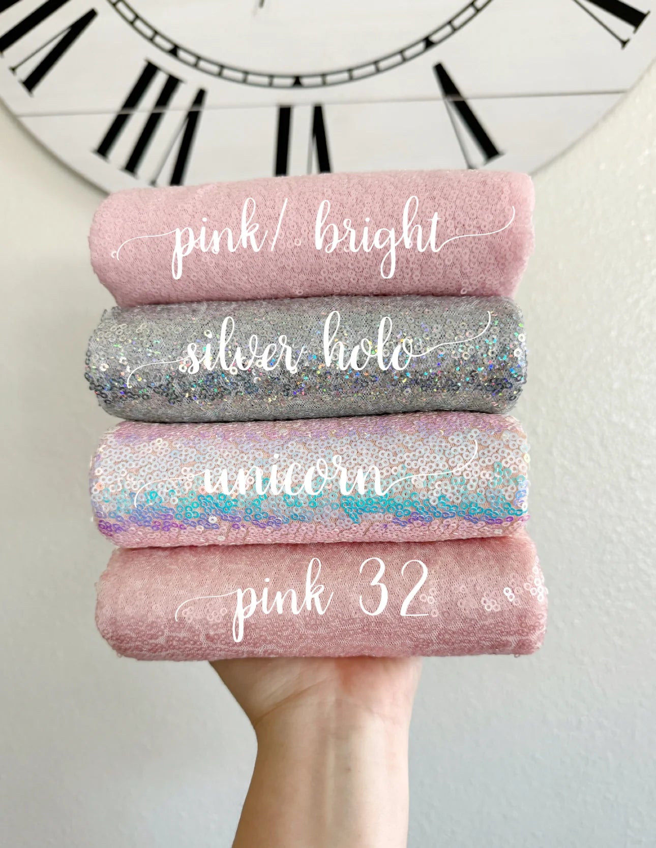Mesh Sequin Bows (color options)