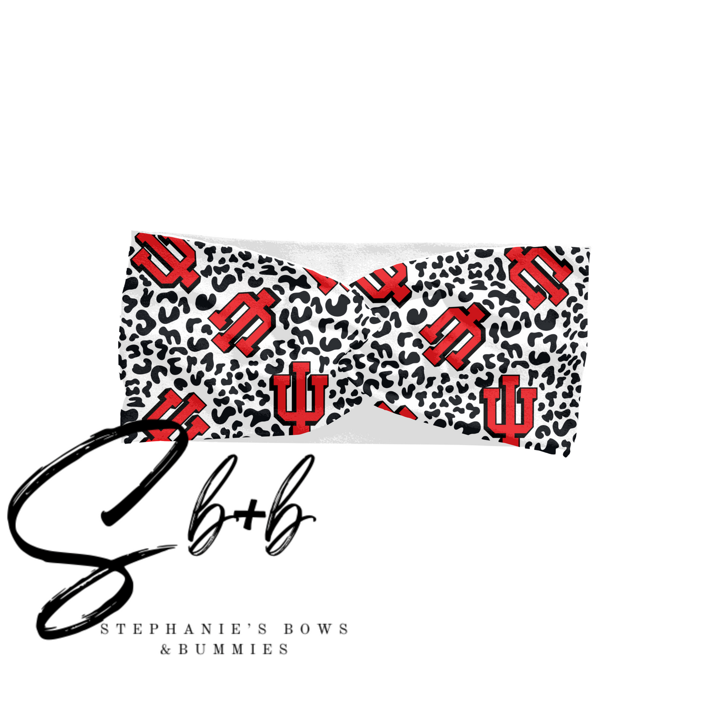 I-U Hoo-sier Cheetah Adult Headband