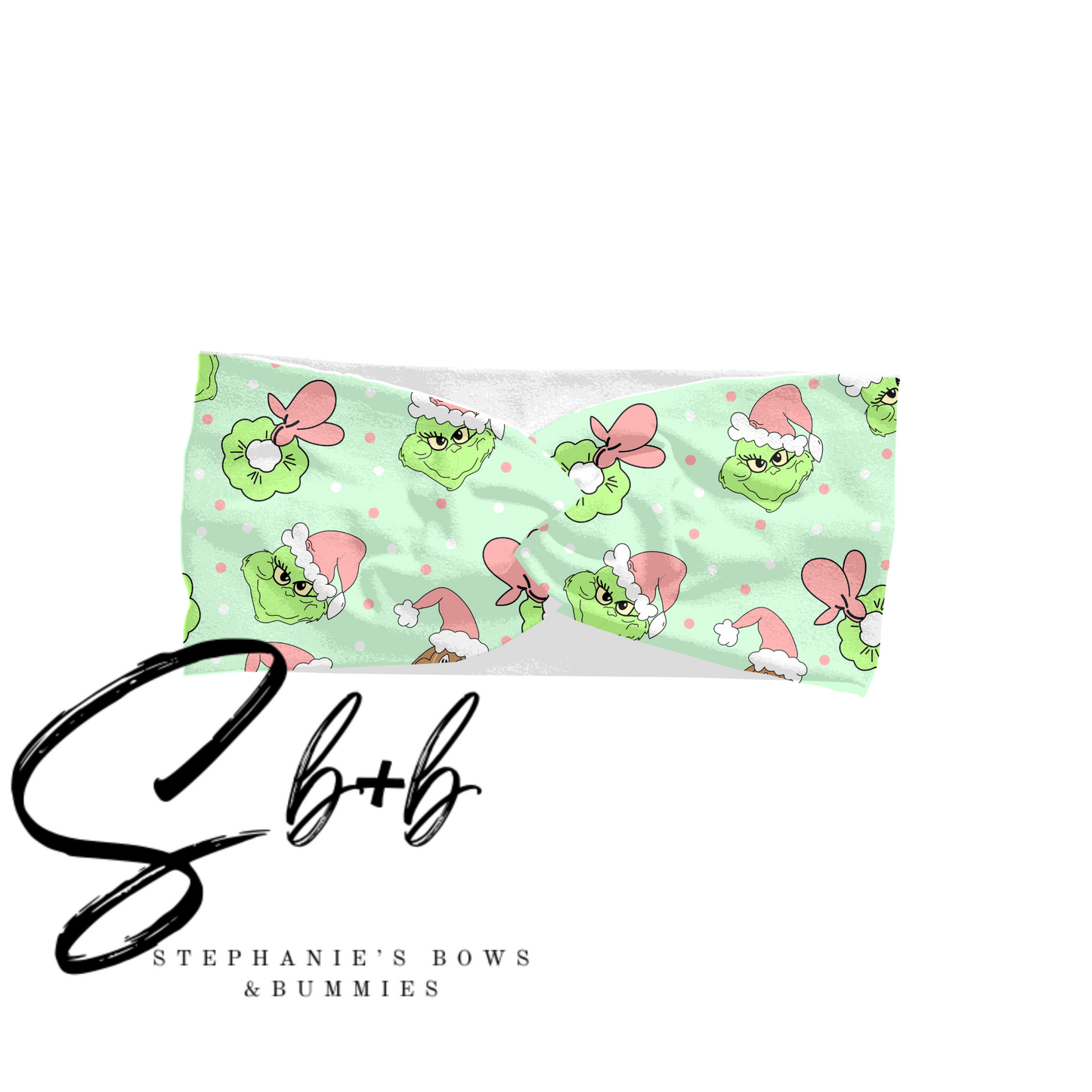 Mean Green Guy Christmas Adult Headband