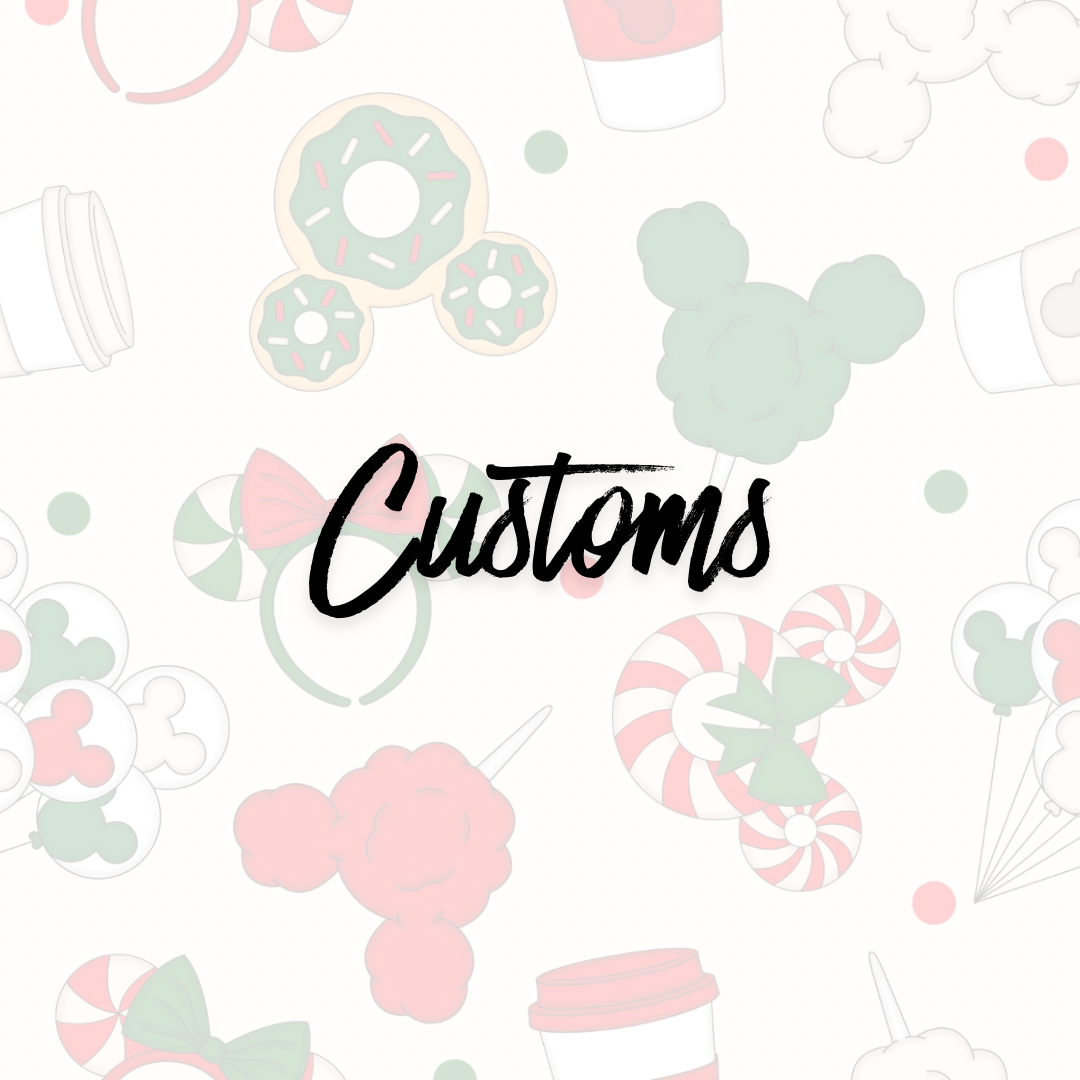 Custom- see designs in FB VIP Group