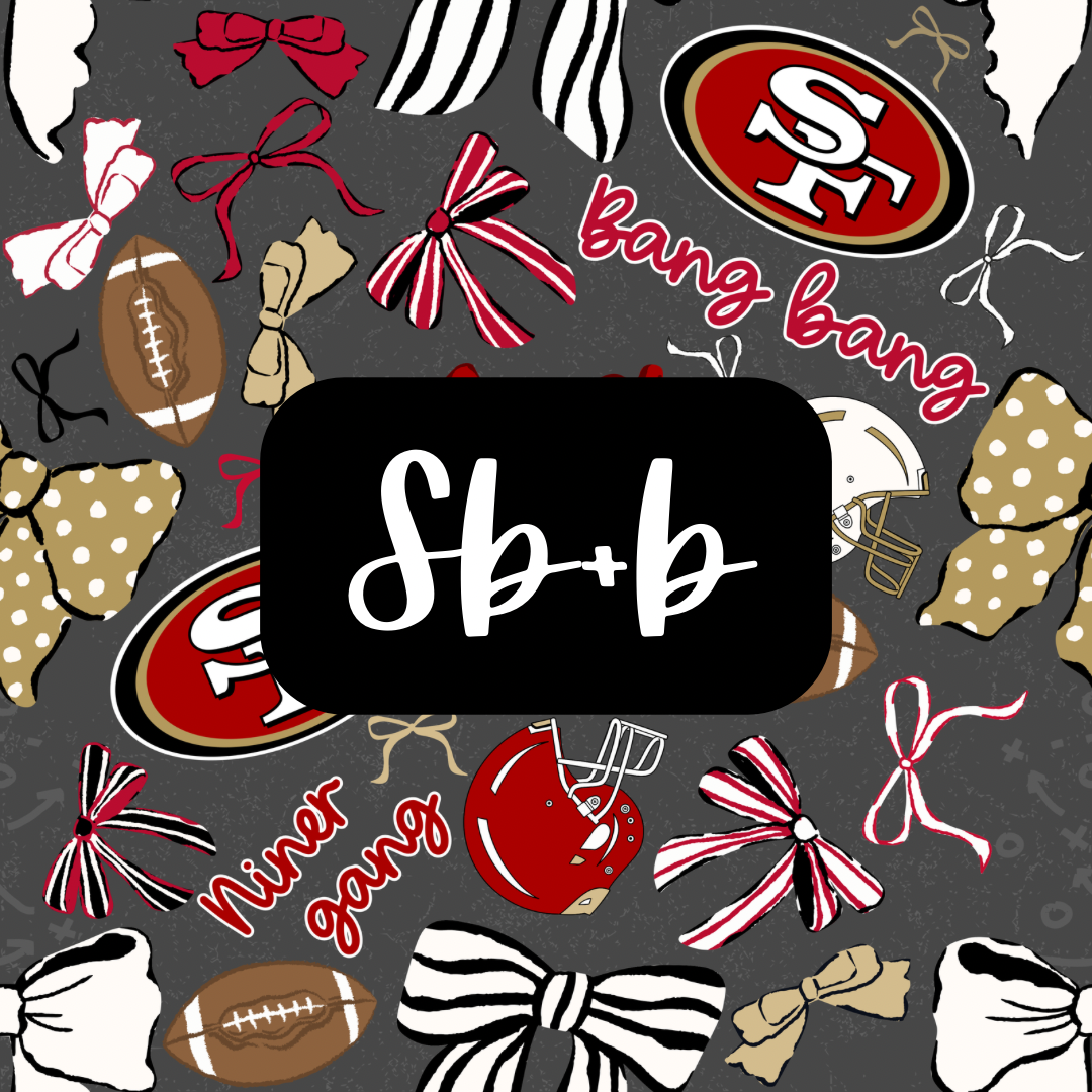 49-ers SF Bows Football Bullet