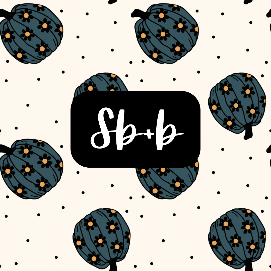 Polka Dot + Teal Pumpkins