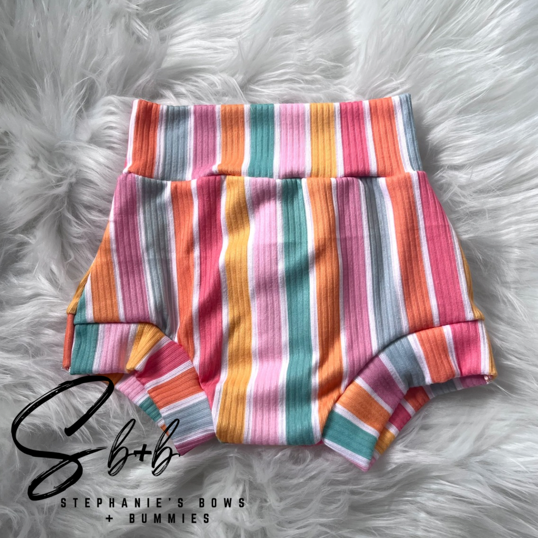 Summer Stripes Bummies