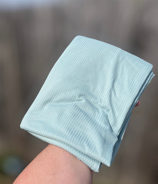 Aqua Gray Solid Fabric
