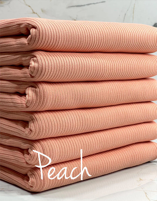 Peach Solid Fabric
