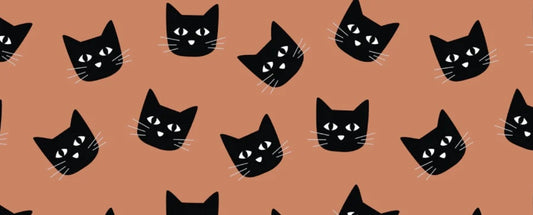 Halloween Cats Puffy Bow