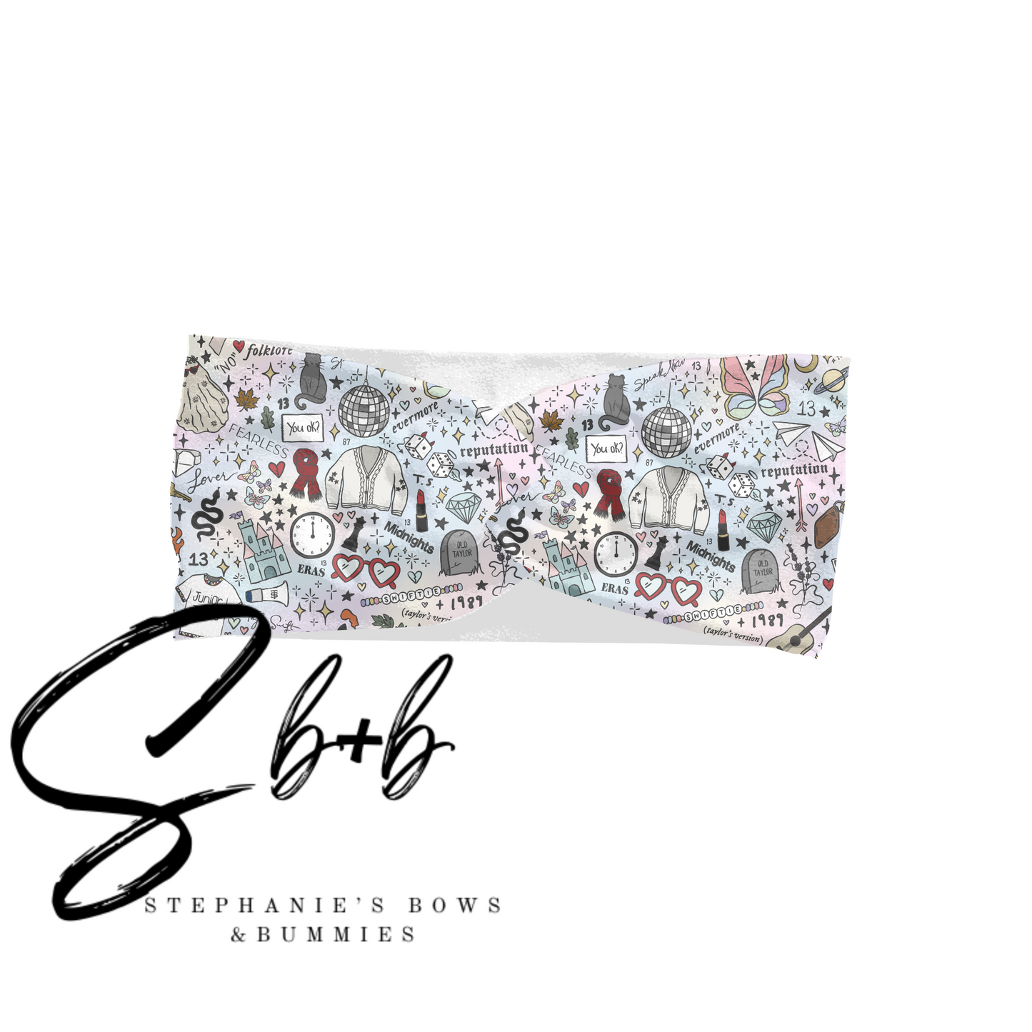 T. Sw-ift Collage Adult Headband