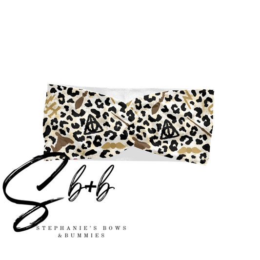 Wizard Boy Cheetah Adult Headband