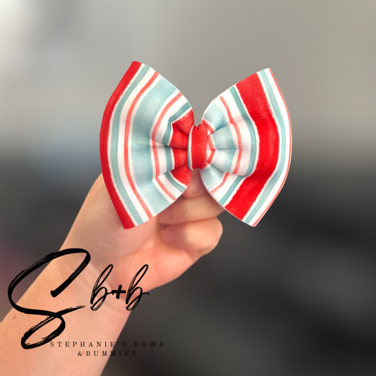 Christmas Stripe Watercolor