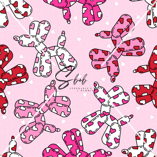 Valentines Day Dog Balloons