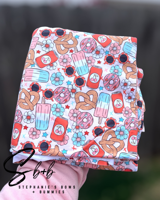 4OJ Popsicles + Snacks Fabric