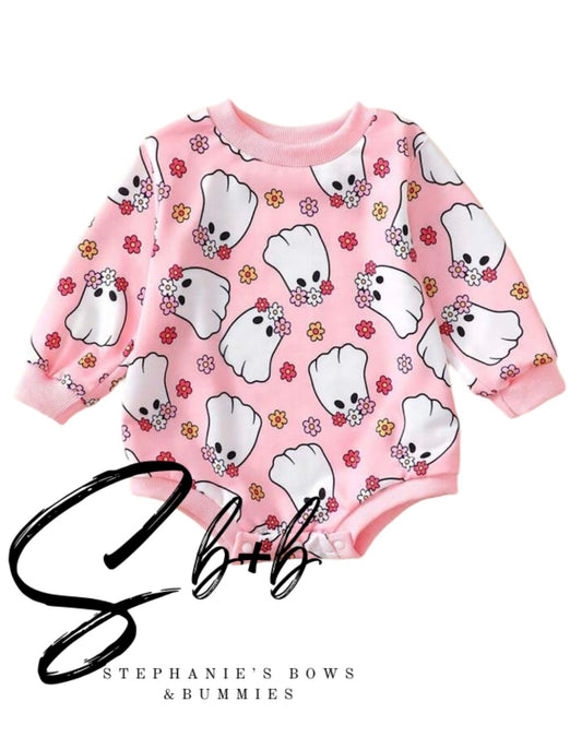 Pink Ghost Onesie