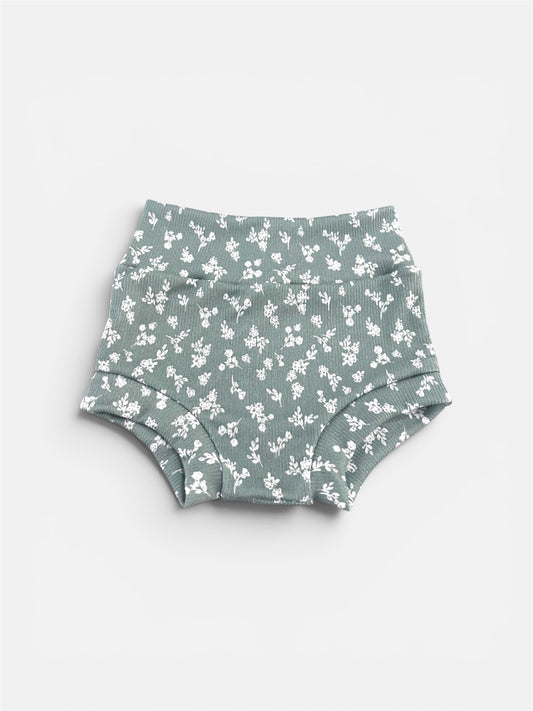 Sage Floral Bummies