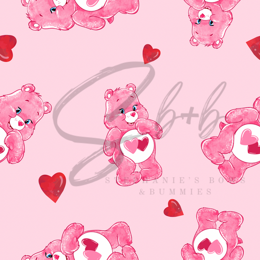 Hearts + Pink Rainbow Bear Bullet