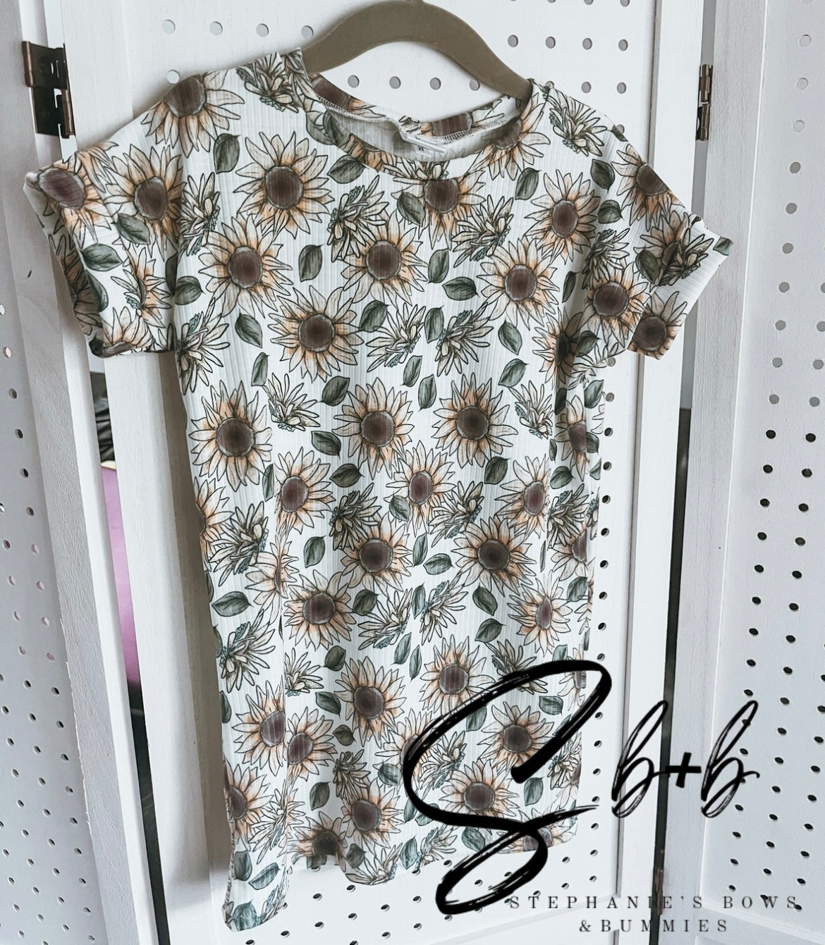 Sunflower Boxy Tee Dress