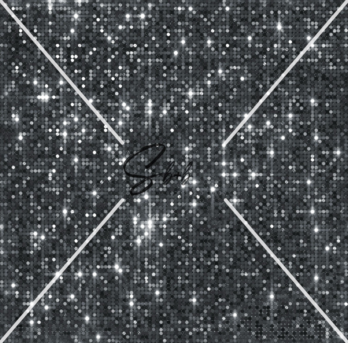 Charcoal Disco Glitter