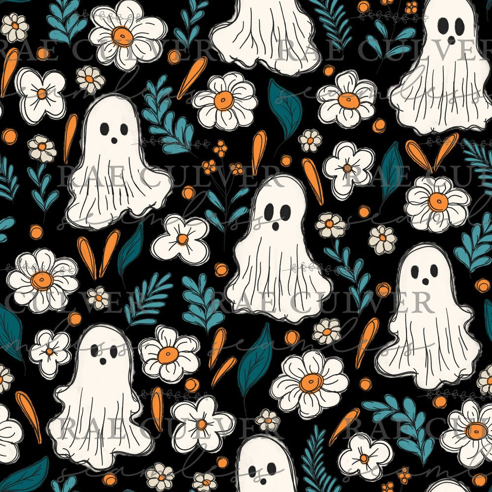 Teal/Black Ghost Dress