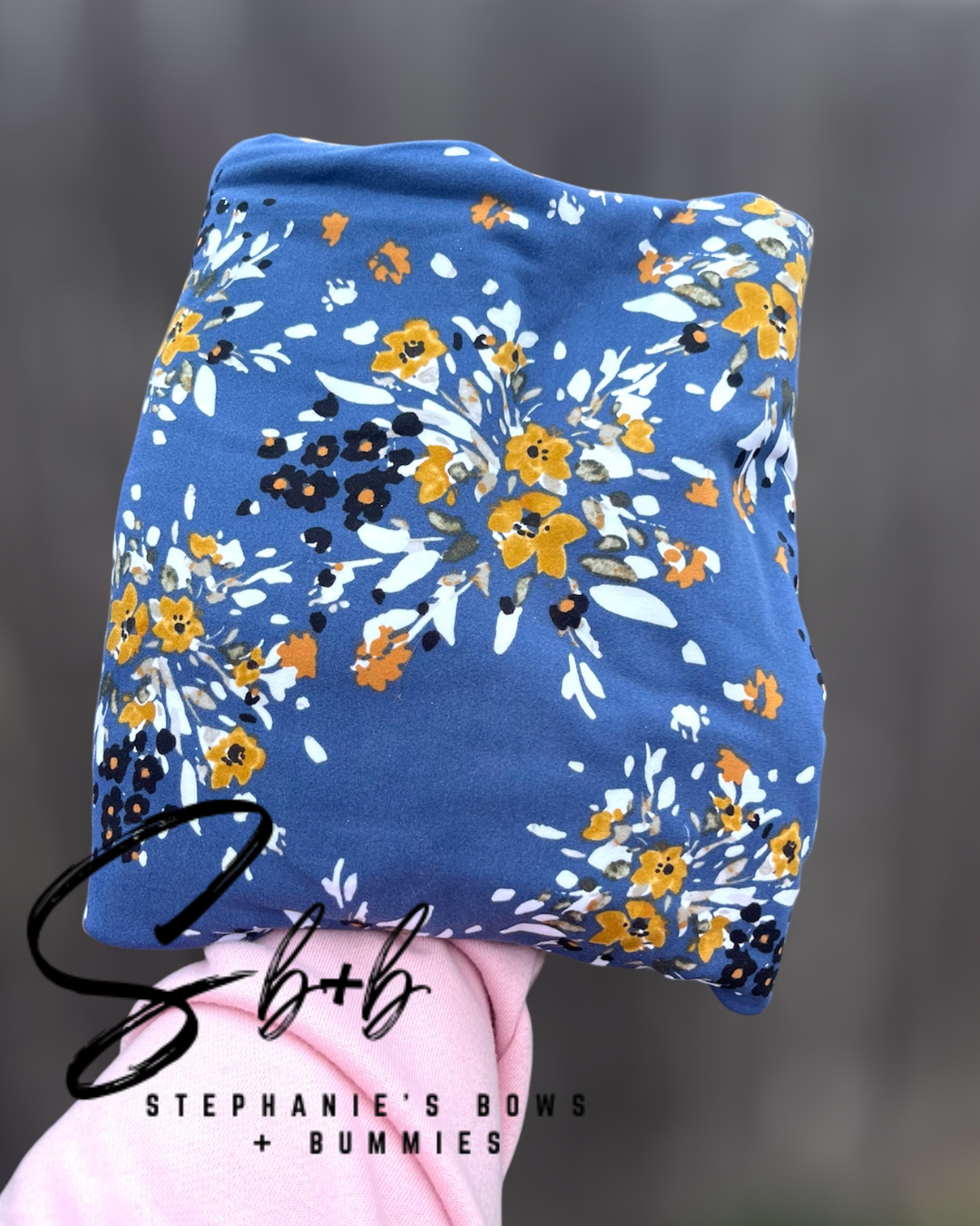 Navy Floral