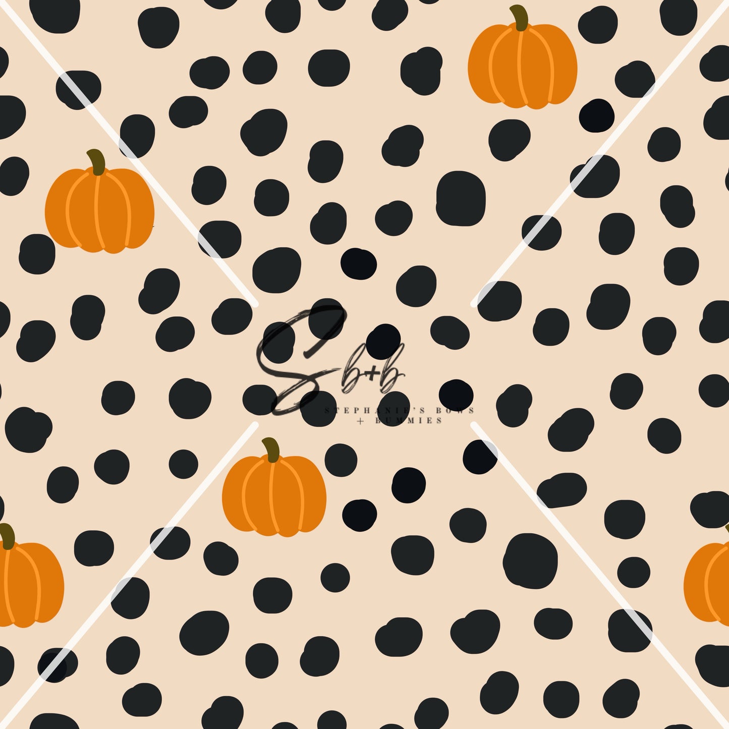 Pumpkins + Polka Dots