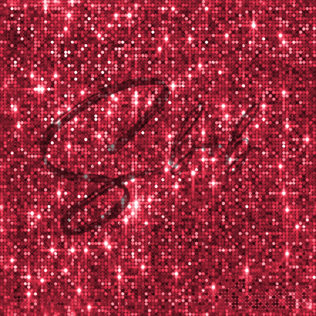 Red Disco Glitter