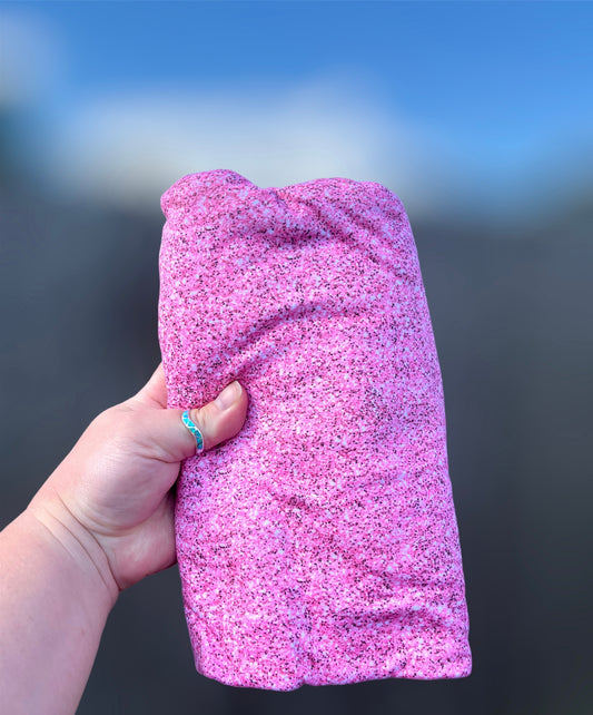 Pink Glitter Fabric
