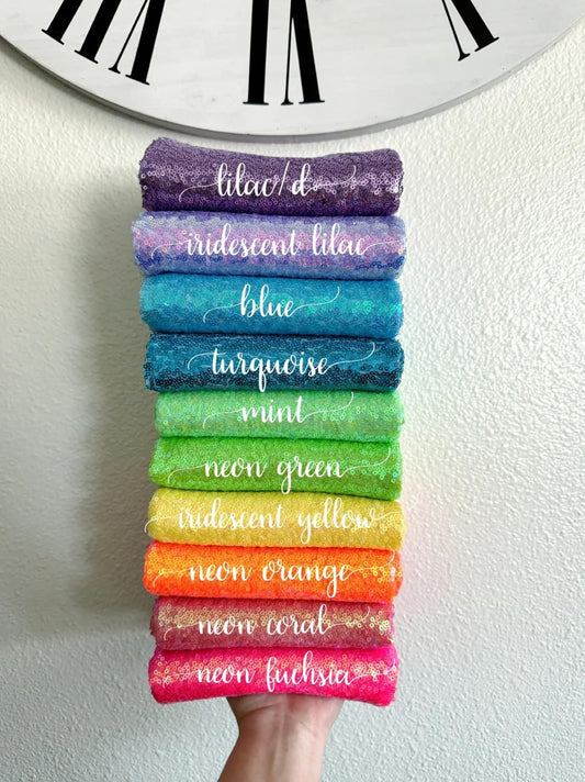 Mesh Sequin Bows (color options)