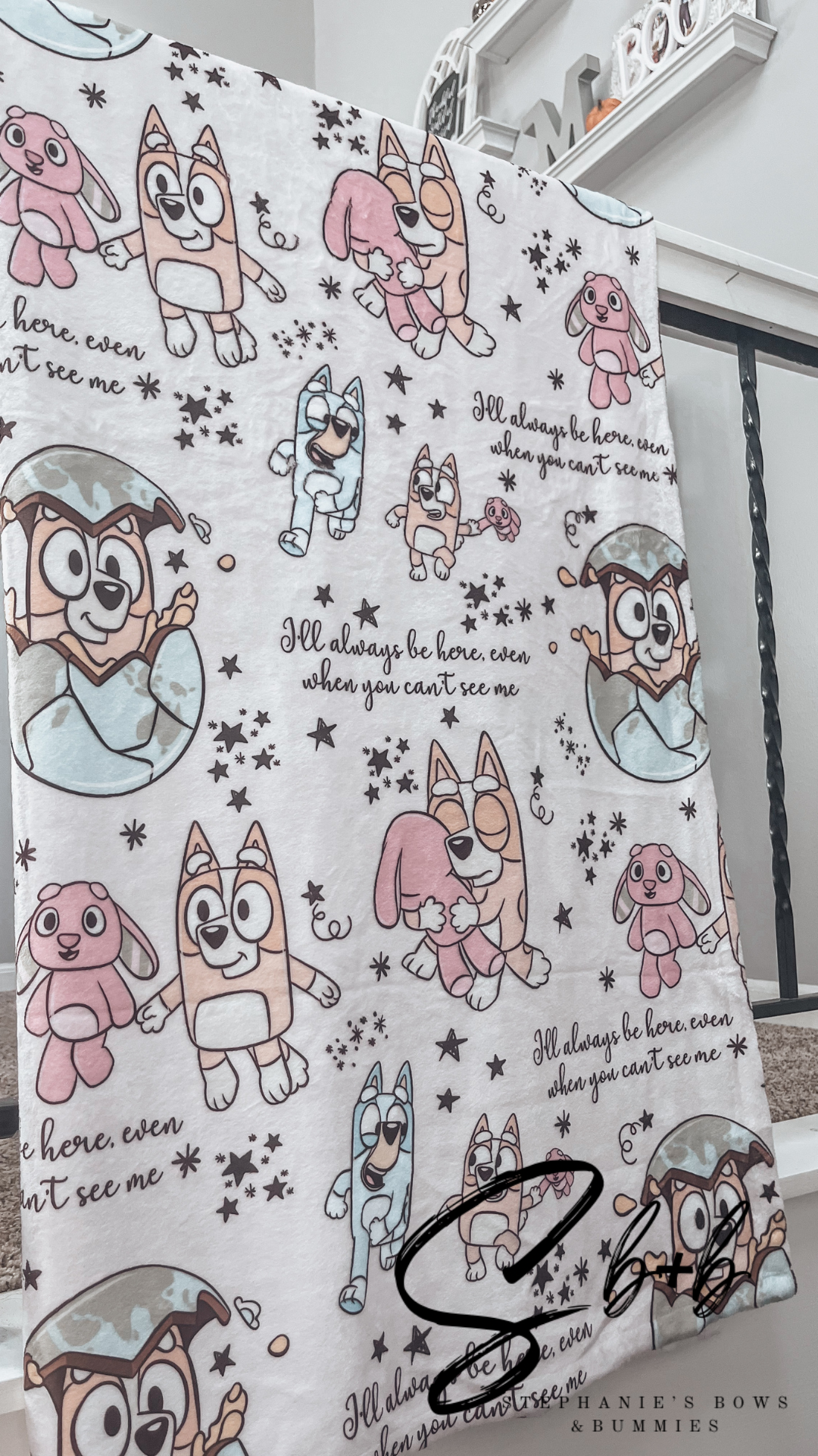 Blue Dog Heeler Dream Blanket