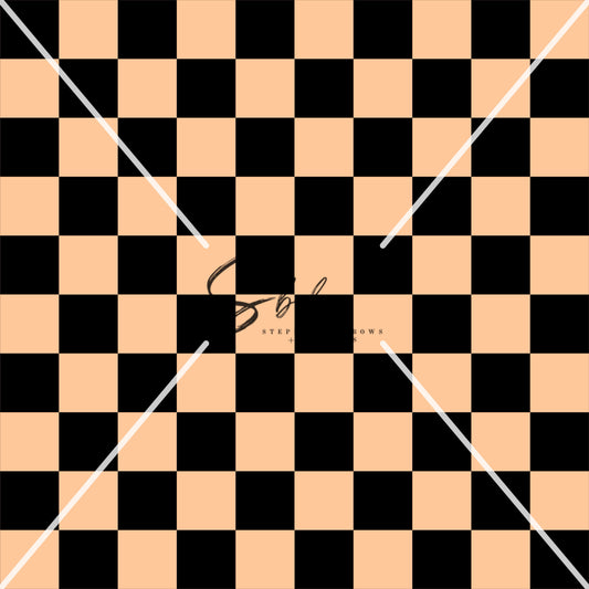 Fall/Halloween Checkered