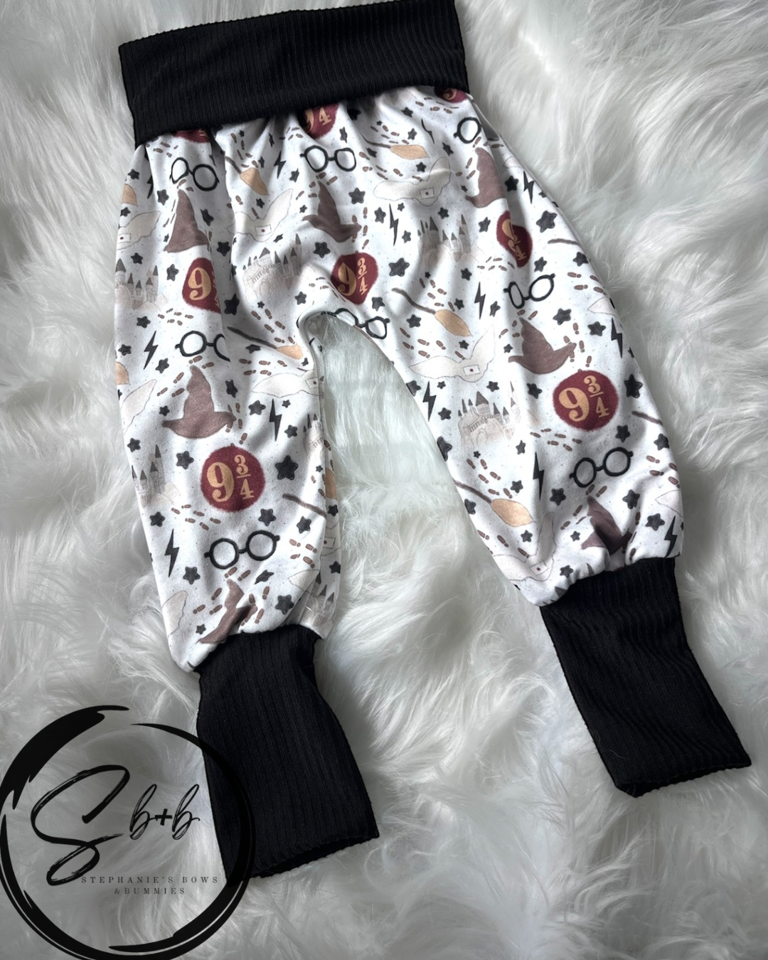 H-a-rry P-otter Wizard Joggers 9/12m