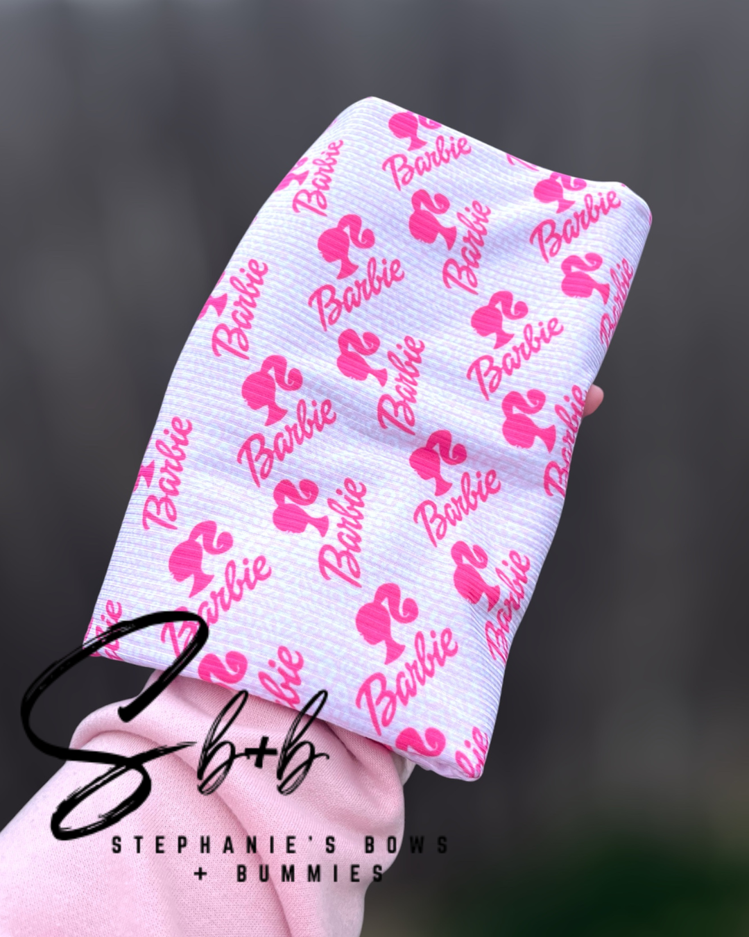 Pink Doll w/ Light Cheetah Background