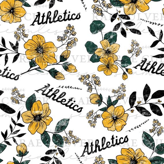 Baseball Drop Simple Floral