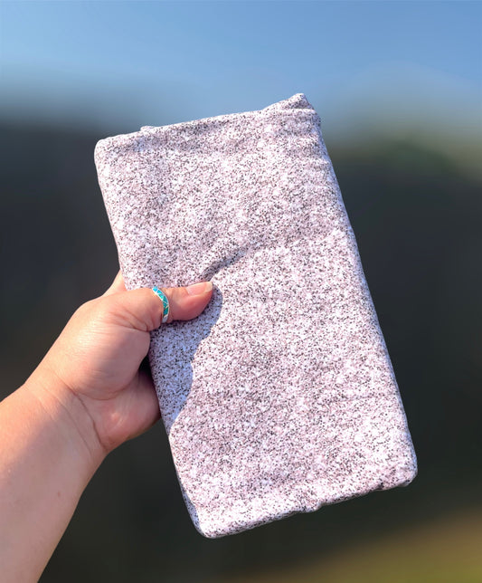 Light Lavender Glitter Fabric