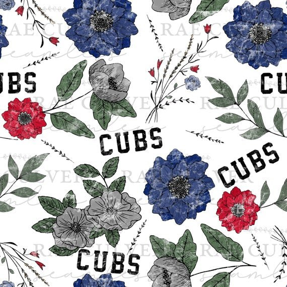 Baseball Drop Simple Floral