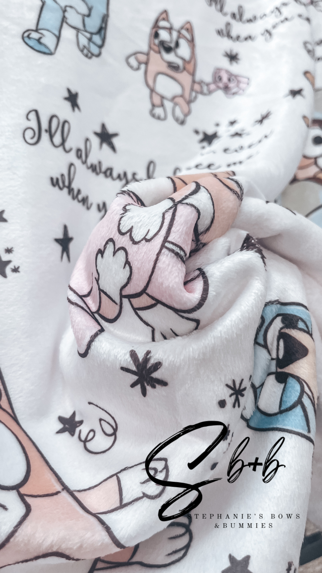 Blue Dog Heeler Dream Blanket