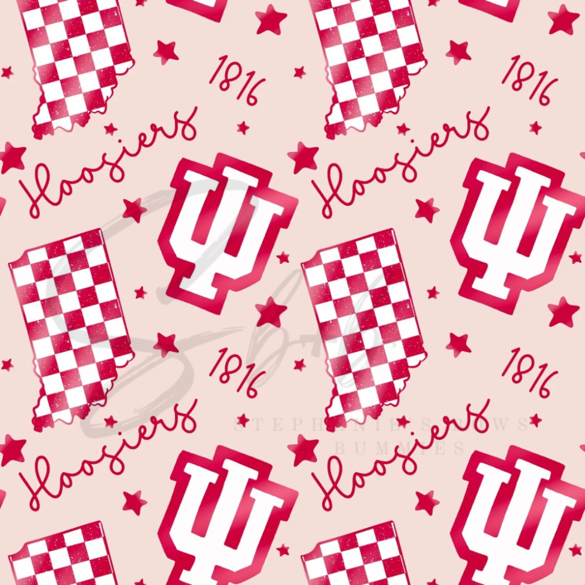I. U. Hoosier Checkered