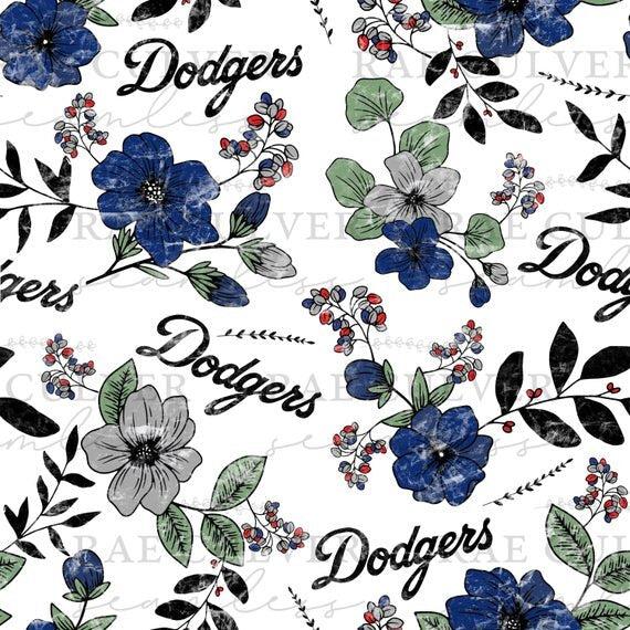 Baseball Drop Simple Floral