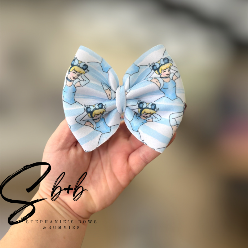 Glass Slipper Princess Puffy Bows