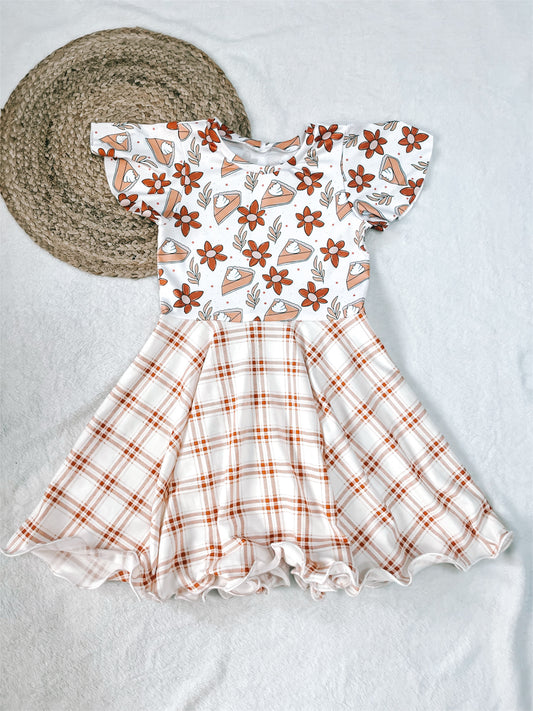 Pie Thanksgiving Dress 7y