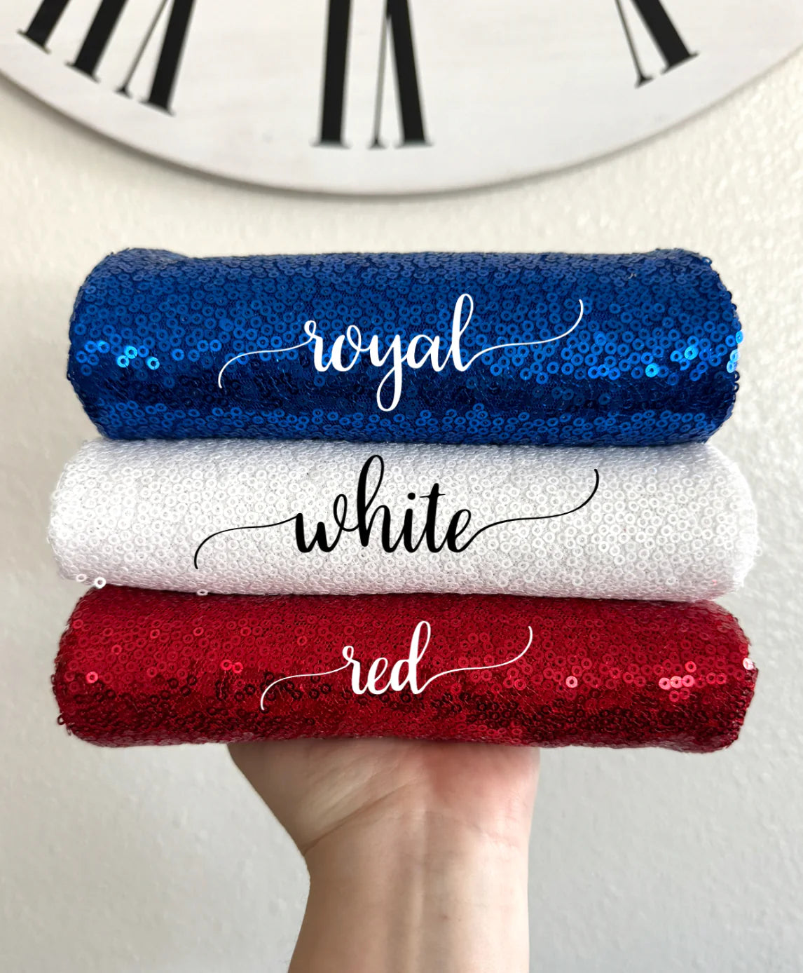 Mesh Sequin Bows (color options)
