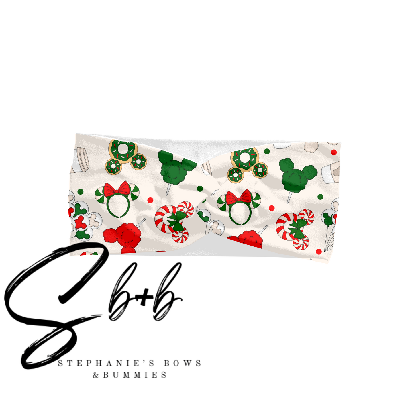 Mouse Head Christmas Adult Headband