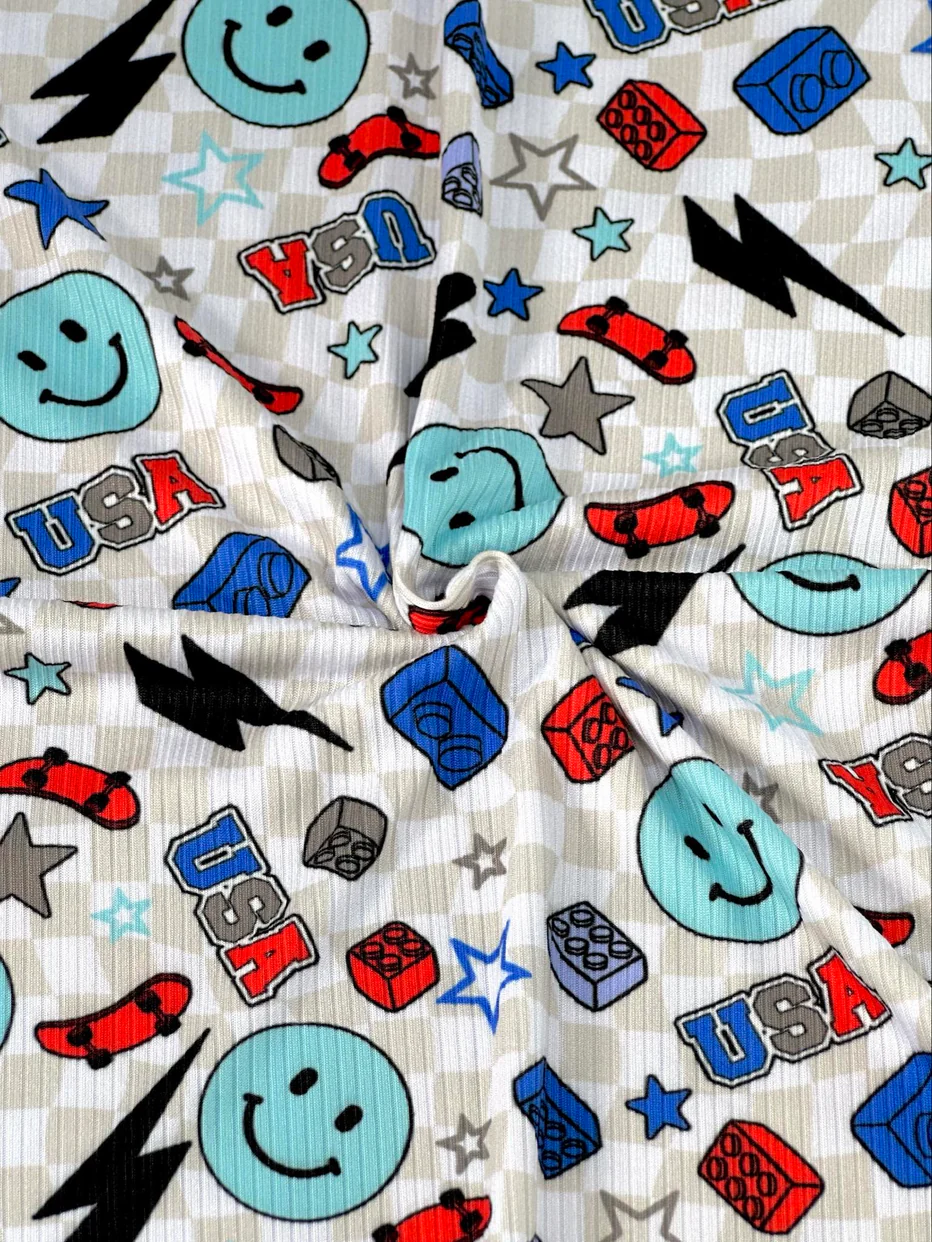 Smiley + Skateboard USA 4OJ Aqua
