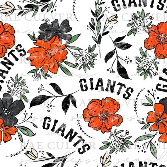 Baseball Drop Simple Floral