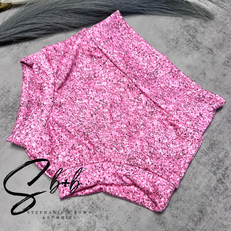 Pink Glitter Fabric